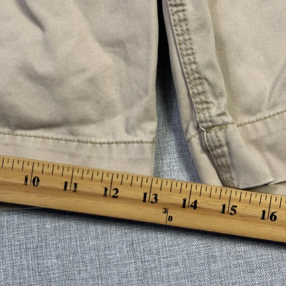 Polo Ralph Lauren Cargo Shorts Mens 38 Beige Canvas Military 10